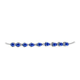 Brățară din Argint 925 ( 3.83 grame ) cu Safir Albastru Australian 3.02 Carate
