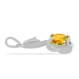 Pandantiv din Argint 925 ( 1.71 grame ) cu Citrin Ural 1.77 Carate
