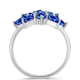 Inel din Argint 925 ( 2.59 grame ) cu Safir Albastru Australian 3.07 Carate