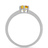 Set din Argint 925 ( 2.71 grame ) cu Citrin Ural 1.35 Carate ( Cercei+Inel )