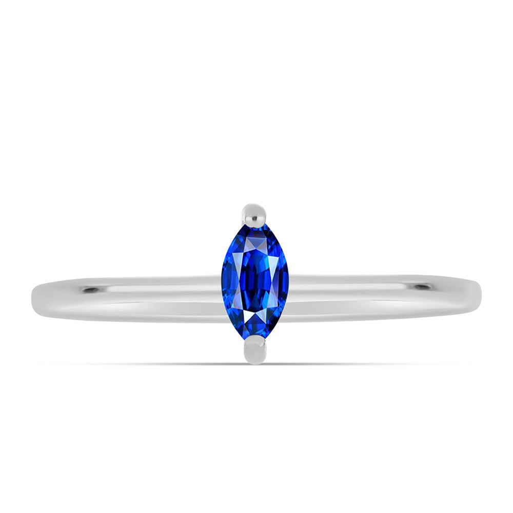 Inel din Argint 925 ( 1.46 grame ) cu Safir Albastru Australian 0.39 Carate