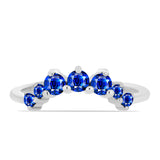 Inel din Argint 925 ( 1.78 grame ) cu Safir Albastru Australian 0.71 Carate