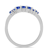 Inel din Argint 925 ( 1.78 grame ) cu Safir Albastru Australian 0.71 Carate