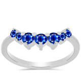 Inel din Argint 925 ( 1.78 grame ) cu Safir Albastru Australian 0.71 Carate