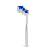 Inel din Argint 925 ( 1.78 grame ) cu Safir Albastru Australian 0.71 Carate