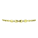 Brățară din Argint 925 Placat cu Aur ( 7.15 grame ) cu Diamant de culoarea Șampaniei și Diamant Alb 0.04 Carate