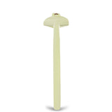Inel din Argint 925 Placat cu Aur ( 1.45 grame ) cu Diamant de culoarea Șampaniei 0.02 Carate