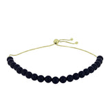Brățară din Argint 925 Placat cu Aur ( 1.74 grame ) cu Onix Negru Suwar 31.99 Carate