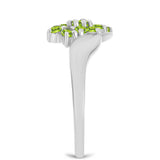 Inel din Argint 925 ( 2.42 grame ) cu Peridot Changbai 0.56 Carate