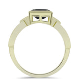 Inel din Argint 925 Placat cu Aur ( 3.18 grame ) cu Onix Negru Suwar 0.86 Carate