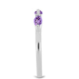 Inel din Argint 925 ( 1.9 grame ) cu Ametist Rose de France 0.44 Carate