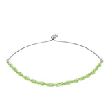 Brățară din Argint 925 ( 1.94 grame ) cu Peridot Changbai 9.9 Carate