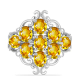 Inel din Argint 925 ( 3.91 grame ) cu Citrin Ural 2.79 Carate