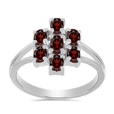 Inel din Argint 925 ( 2.67 grame ) cu Granat Barton 1.56 Carate