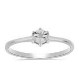 Inel din Argint 925 ( 1.56 grame ) cu Diamant Alb 0.01 Carate