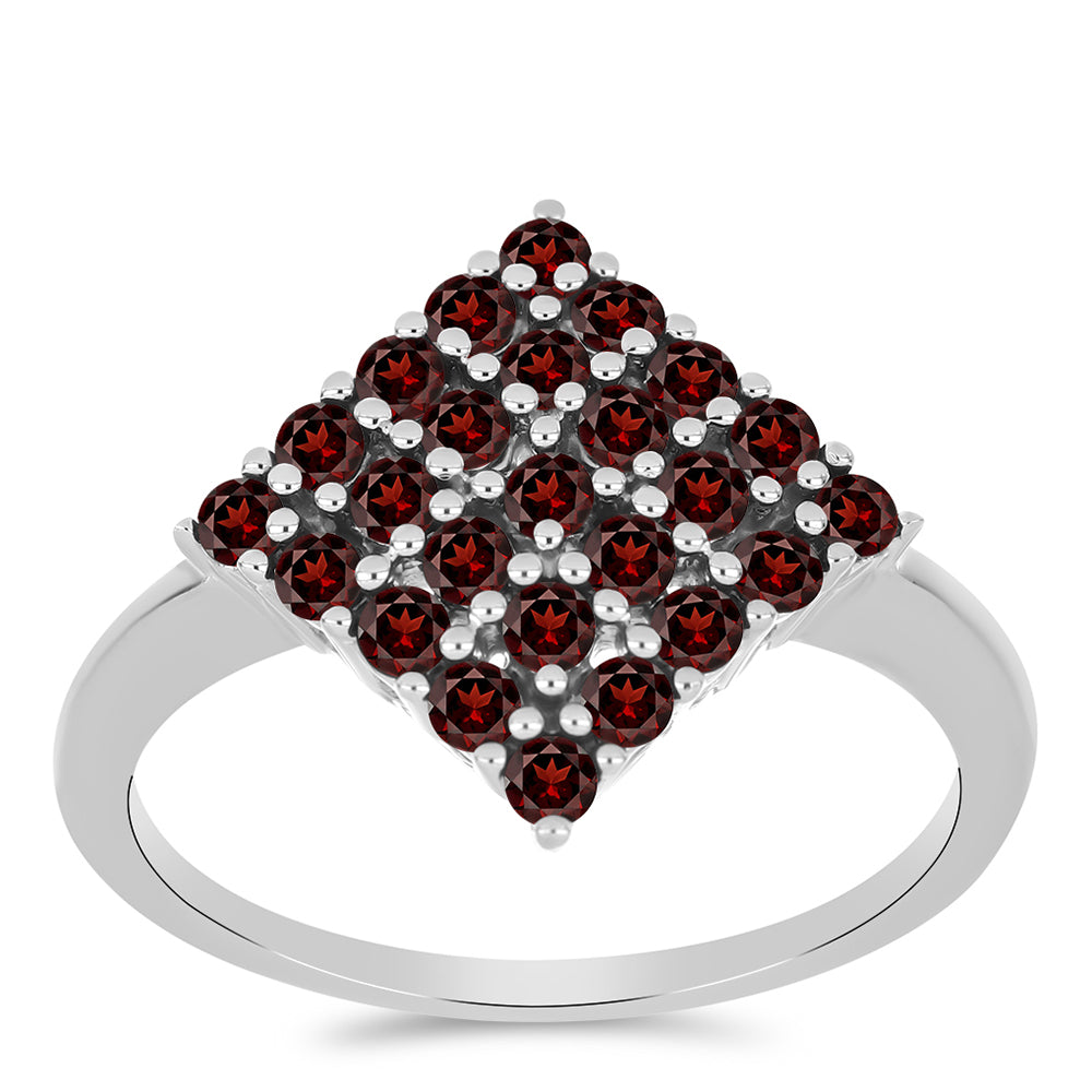 Inel din Argint 925 ( 2.9 grame ) cu Granat Barton 1.13 Carate