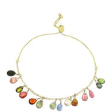 Brățară din Argint 925 Placat cu Aur ( 2.68 grame ) cu Turmalină Chakra 15.99 Carate