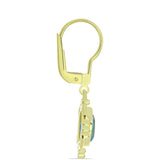 Cercei din Argint 925 Placat cu Aur ( 3.02 grame ) cu Labradorit 1.63 Carate