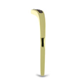 Inel din Argint 925 Placat cu Aur ( 2 grame ) cu Diamant Verde 0.04 Carate