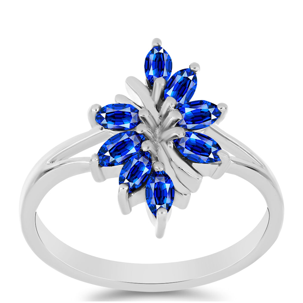 Inel din Argint 925 ( 2.25 grame ) cu Safir Albastru Australian 1.03 Carate