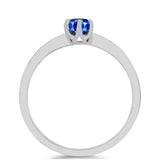 Inel din Argint 925 ( 1.54 grame ) cu Safir Albastru Australian 0.39 Carate