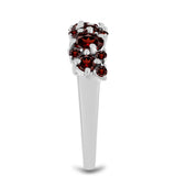 Inel din Argint 925 ( 2.94 grame ) cu Granat Barton 1.48 Carate