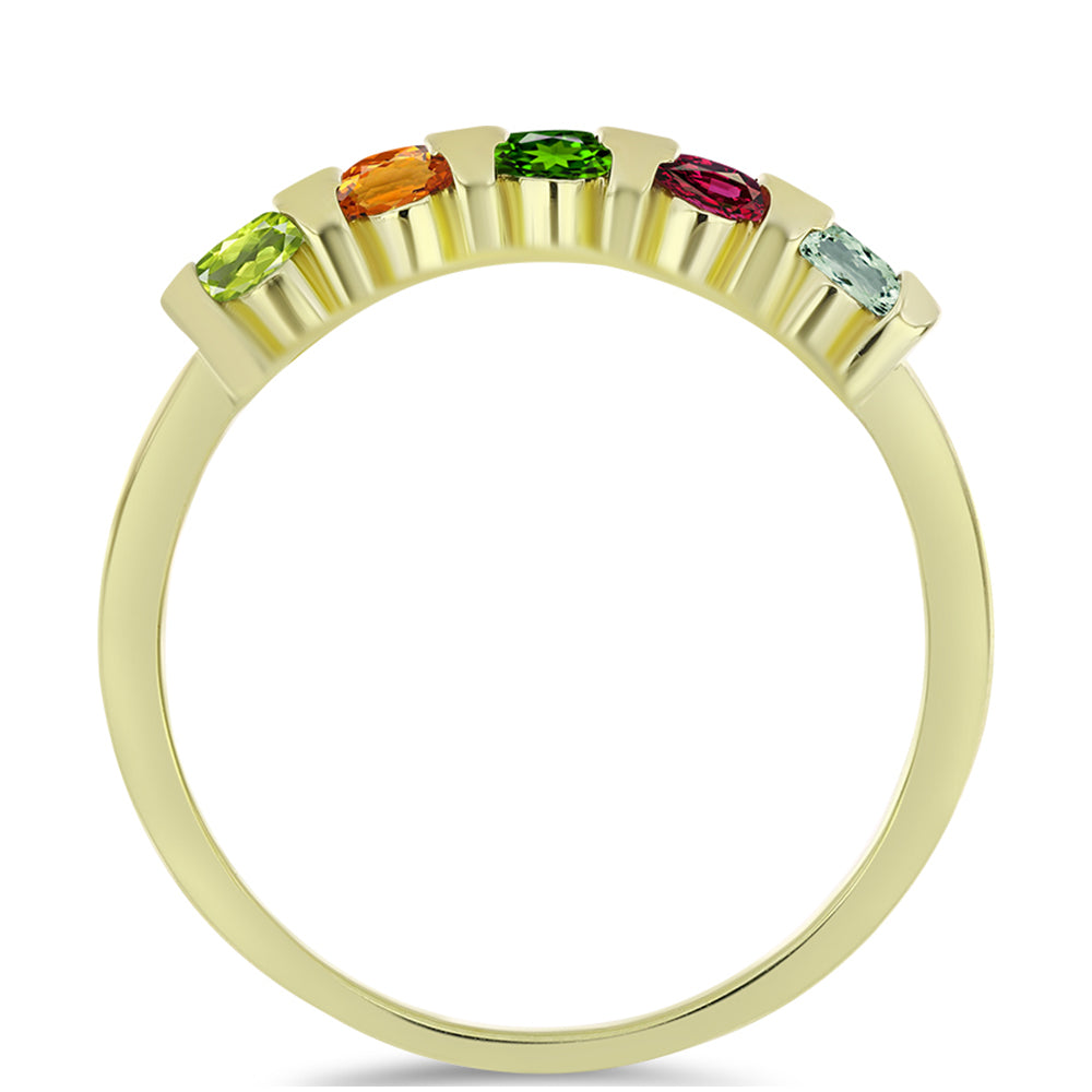 Inel din Argint 925 Placat cu Aur ( 2.97 grame ) cu Turmalină Chakra 1.22 Carate