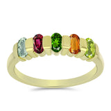Inel din Argint 925 Placat cu Aur ( 2.97 grame ) cu Turmalină Chakra 1.22 Carate
