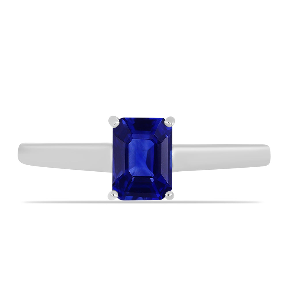 Inel din Argint 925 ( 1.6 grame ) cu Safir Albastru Australian 1.43 Carate