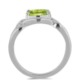 Inel din Argint 925 ( 2.64 grame ) cu Peridot Changbai 1.29 Carate