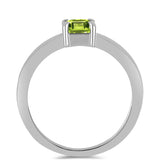 Inel din Argint 925 ( 2.71 grame ) cu Peridot Changbai 1.02 Carate