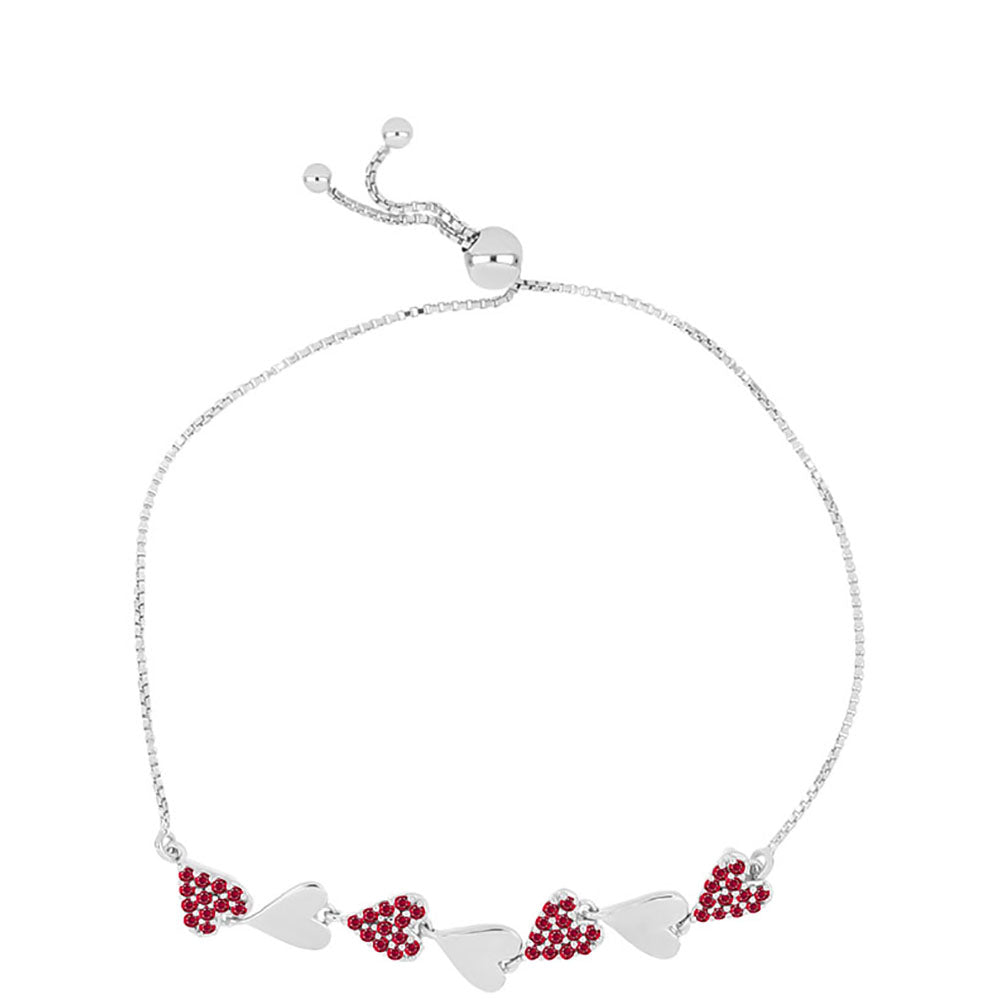 Brățară din Argint 925 ( 5.42 grame ) cu Rubin Malagasy 0.96 Carate