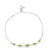 Brățară din Argint 925 ( 4.94 grame ) cu Peridot Changbai 1.39 Carate