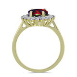Inel din Argint 925 Placat cu Aur ( 3.04 grame ) cu Opal Etiopian Negru Lega Dembi și Topaz Alb 2.09 Carate