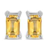 Cercei din Argint 925 ( 0.92 grame ) cu Citrin Ural 0.54 Carate