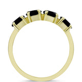 Inel din Argint 925 Placat cu Aur ( 1.71 grame ) cu Onix Negru 1.16 Carate