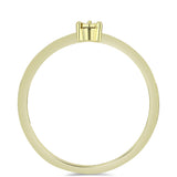 Inel din Argint 925 Placat cu Aur ( 1.51 grame ) cu Diamant Coniac 0.01 Carate