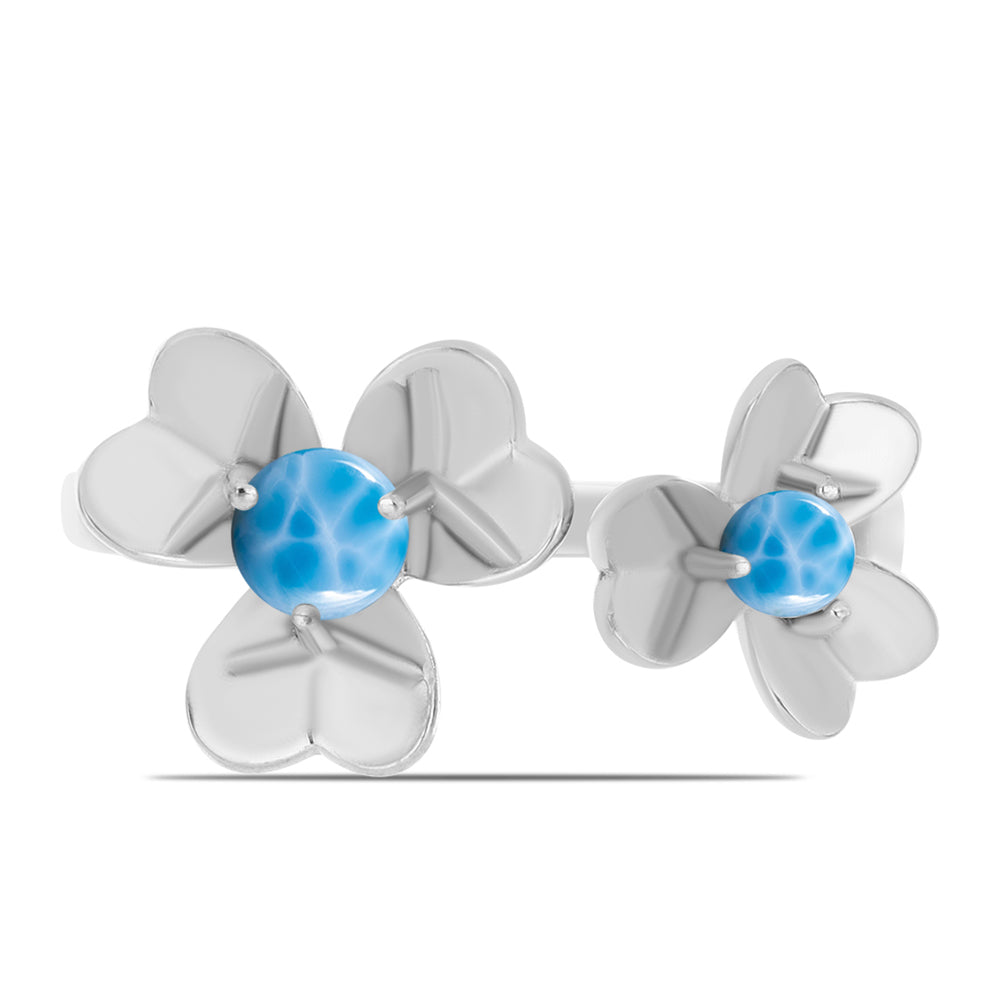 Inel din Argint 925 ( 3.38 grame ) cu Larimar de Barahona 0.52 Carate