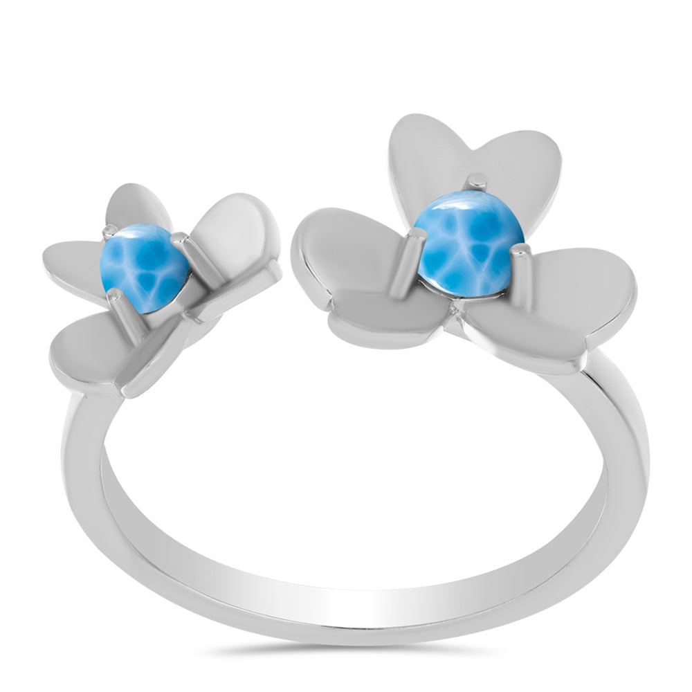 Inel din Argint 925 ( 3.38 grame ) cu Larimar de Barahona 0.52 Carate