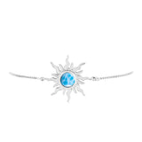 Brățară din Argint 925 ( 4.65 grame ) cu Larimar de Barahona 1.72 Carate