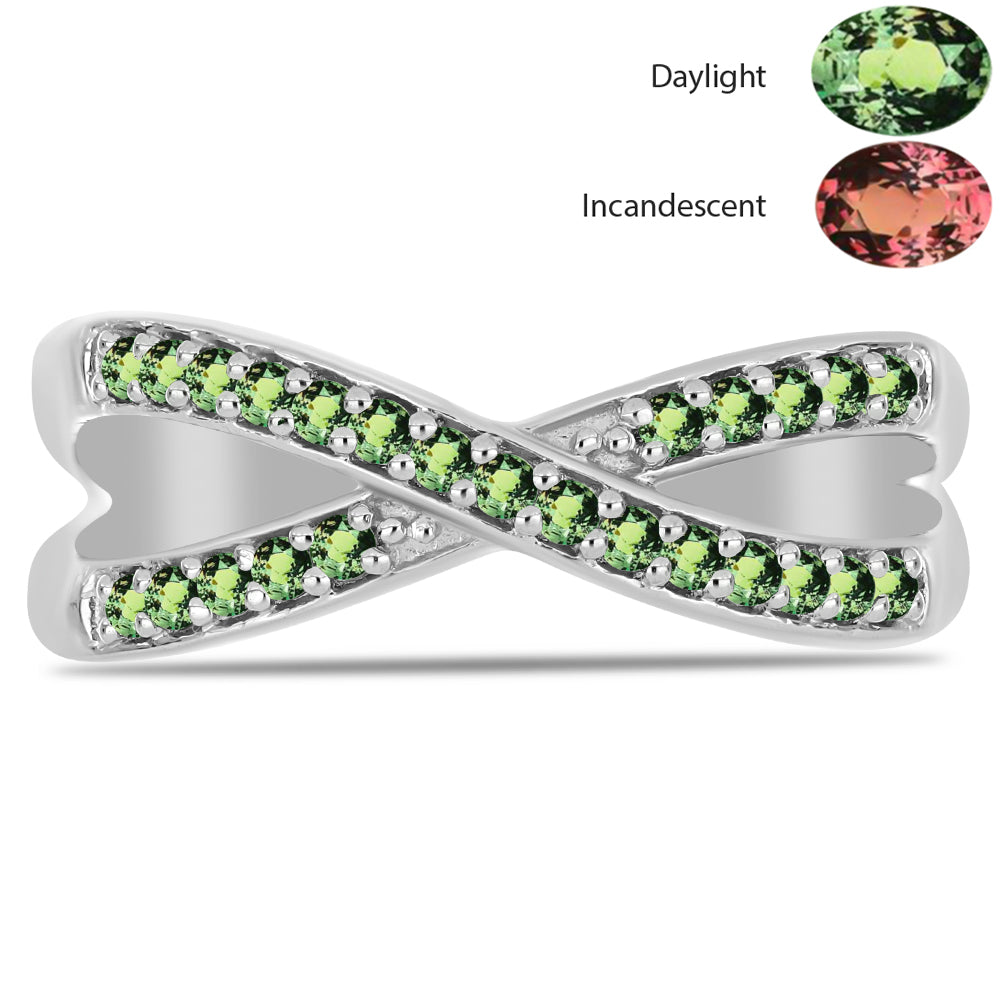 Inel din Argint 925 ( 3.61 grame ) cu Alexandrit Natural 0.48 Carate
