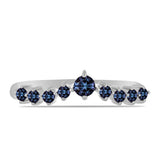Inel din Argint 925 ( 1.64 grame ) cu Moissanite Violet Imperial 0.3 Carate
