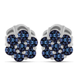Cercei din Argint 925 ( 1.45 grame ) cu Moissanite Violet Imperial 0.47 Carate