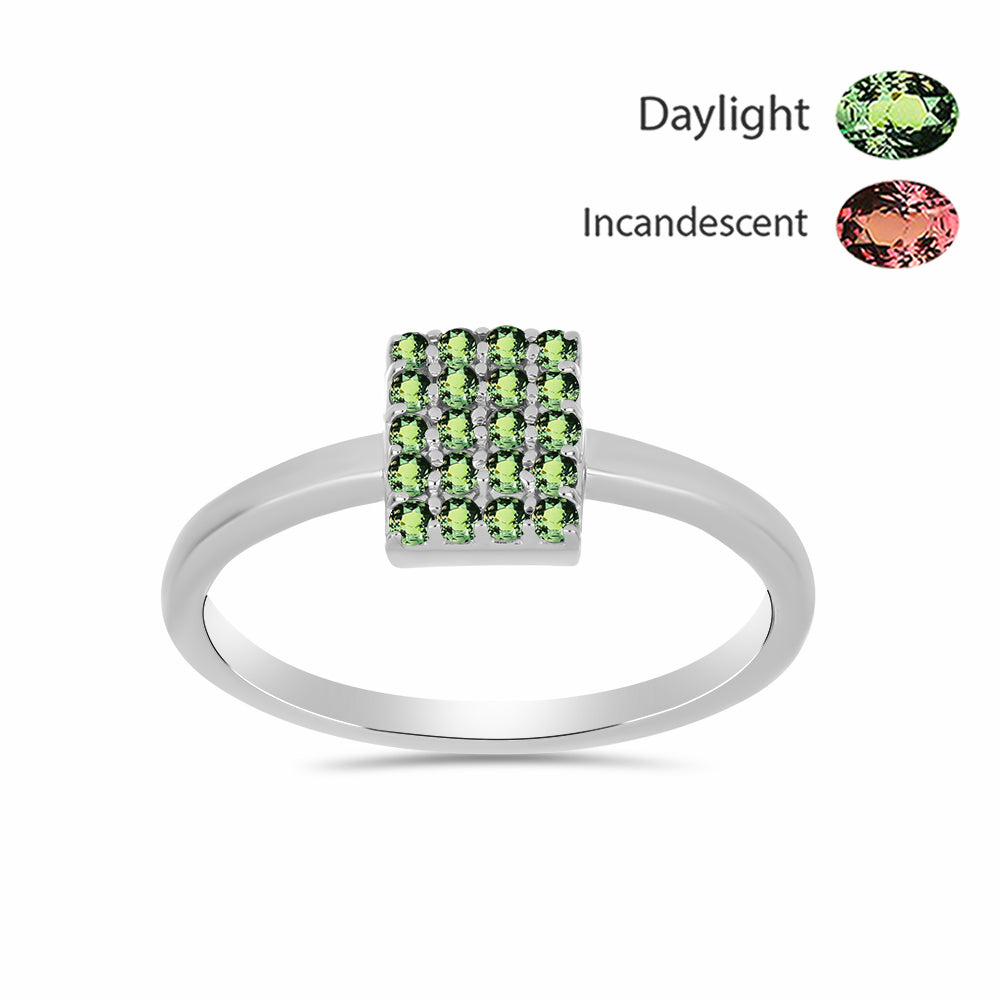 Inel din Argint 925 ( 2.29 grame ) cu Alexandrit Natural 0.38 Carate