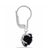 Cercei din Argint 925 ( 1.71 grame ) cu Obsidian 4.11 Carate