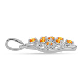 Pandantiv din Argint 925 ( 2.01 grame ) cu Safir Padparadscha 0.36 Carate
