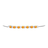 Brățară din Argint 925 ( 3.37 grame ) cu Safir Padparadscha 2.24 Carate