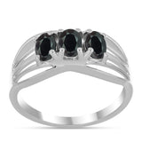 Inel din Argint 925 ( 2.84 grame ) cu Obsidian 0.97 Carate