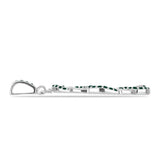 Pandantiv din Argint 925 ( 3.5 grame ) cu Moissanite verde-albăstrui marin 0.51 Carate