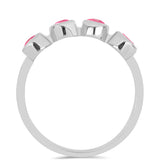 Inel din Argint 925 ( 2.07 grame ) cu Opal Lega Dembi Roz 0.58 Carate